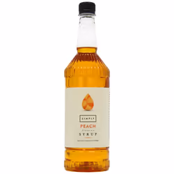 Simply Peach Syrup 1 Litre