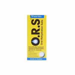 Oral Rehydration Salts Lemon flavour 12 Soluble Tablets