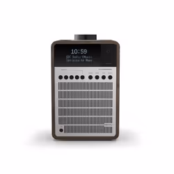 Revo SuperSignal Portable Silver, Walnut