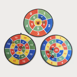 Tickit Target Maths, Dart mat, Multicolour, Velcro, Round, Adult & Child, 45 cm