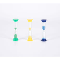Tickit Mini Sand Timer Set (1, 3, 5 minutes)