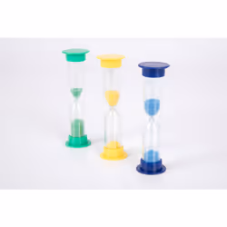 Tickit Mini Sand Timer Set (1, 3, 5 minutes)