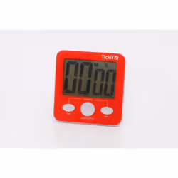 Tickit Jumbo Timer Red, Children's timer, 3 yr(s), Red