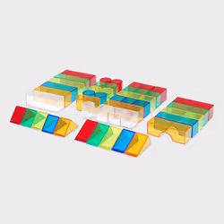 Tickit Translucent Colour Blocks, 1 yr(s), Acrylic, Multicolour, Translucent