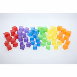Tickit Translucent Cube Set, 1 yr(s), 54 pc(s)