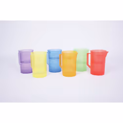 Tickit Translucent Colour Jugs, 1.5 yr(s), Blue, Green, Orange, Purple, Red, Yellow