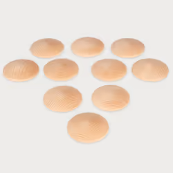 Tickit Natural Wooden Discs, 0.8 yr(s), Wood, Wood