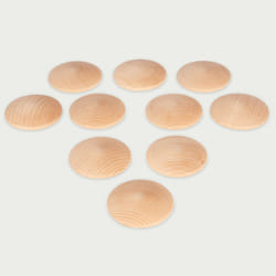 Tickit Natural Wooden Discs