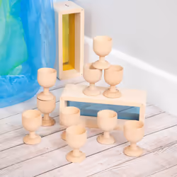 Natural Wooden Egg Cups