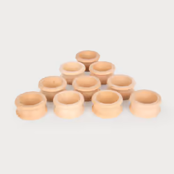 Tickit Natural Wooden Napkin Rings, Kitchen, 0.8 yr(s)