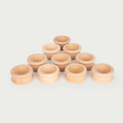 Tickit Natural Wooden Napkin Rings