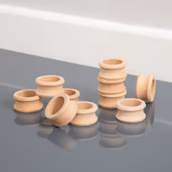 Tickit Natural Wooden Napkin Rings