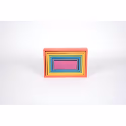 Tickit Rainbow Architect Rectangles, 1 yr(s), Wood, Multicolour