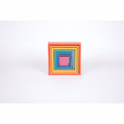 Tickit Rainbow Architect Squares, 1 yr(s), Wood, Multicolour