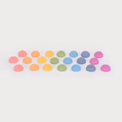 Tickit Rainbow Wooden Semispheres, 0.8 yr(s), Wood, Multicolour