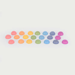 Tickit Rainbow Wooden Semispheres