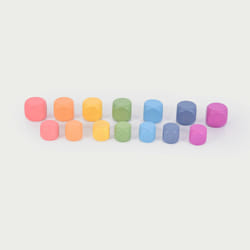 Tickit Rainbow Wooden Cubes