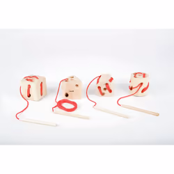 Tickit Wooden Lacing Shapes