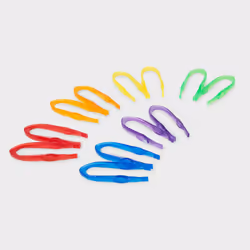 Tickit Translucent Colour Tweezers, 1.5 yr(s), Blue, Green, Orange, Purple, Red, Yellow