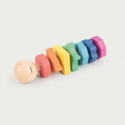 Tickit Rainbow Wooden Shape Twister
