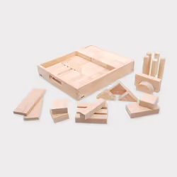 Tickit Wooden Jumbo Block Set, 1 yr(s), 54 pc(s), Wool