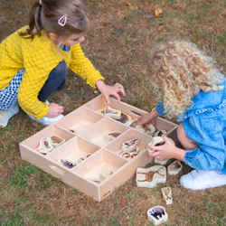 Tickit Wooden Sorting Tray - 7 Way