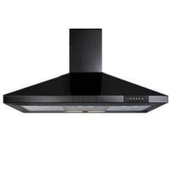 CDA ECH91BL cooker hood Wall-mounted Black 427 m³/h