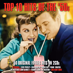 Not Now Music Top 10 Hits of the ’50s Artist - Various Artists, Rock & Roll, CD, Various Artists, Physical media, Adults, 2 d ...