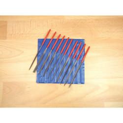 Expo Tools 72510 Set Of 10 Steel Needle Files In Wallet