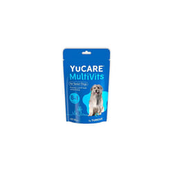 Lintbells YuCARE MultiVits Supplement for Senior Dogs | 6-in-1 Daily Vitamins for Dogs Aged 8+| 30 Multivitamin Chews, White