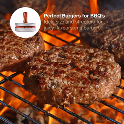Quarterpounder Burger Press | Delicious Homemade Burgers | Ideal for Barbecues and Outdoor Events | Includes 100 Wax Discs for Easy and Hygenic Prep