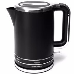 Andrew James Lumiglo Kettle | Electric Cordless Fast Boil Illuminating Jug Kettle | Reusable Filter & Flip Top Lid | Matt Black with Blue LEDs | 3000W