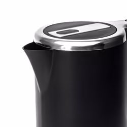 Andrew James Lumiglo Kettle | Electric Cordless Fast Boil Illuminating Jug Kettle | Reusable Filter & Flip Top Lid | Matt Black with Blue LEDs | 3000W