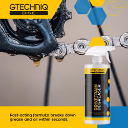 Bike Degreaser. Fast Action, Nano-Tech Bike Chain Cleaner. Biodegradable Bicycle Cleaning Spray. Dirt Repellent Removes