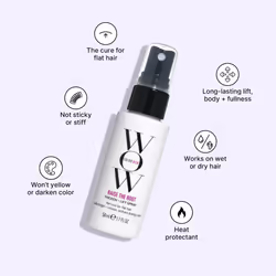 COLOR WOW Raise the Root Thicken + Lift Spray  1.7 fl oz - All-Day Volume for Fine  Flat Hair without Dulling Color