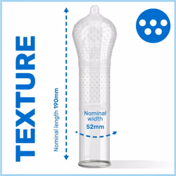 144 x Pasante Ribs & Dots Intensity Condoms | Ribbed Dotted | Clinic Wholesale