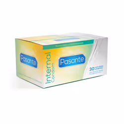 Pasante Internal Non-Latex Condoms | Previously Known Female Condom | Pack of 30