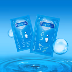 12 x Pasante Gentle Light Lube 10 ml Sachets | Water Based Odourless Lubricants