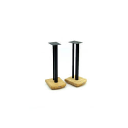 Atacama Moseco 6 Speaker Stands Natural Bamboo-Satin Black Pole
