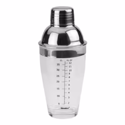 Metaltex Stainless Steel Cocktail Drinks Shaker 0.5 Litre 18oz Manhattan Shaker