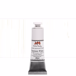 Michael Harding Artist Oil Colours Titanium White No.2 (Linseed Oil) 40ml Tube 10240