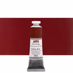 Michael Harding Artist Oil Colours Indian Red 40ml Tube 12340X