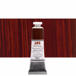 Michael Harding Artist Oil Colours  Red Umber  40ml Tube  12440
