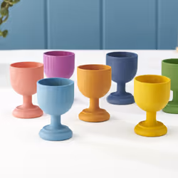 Rainbow Wooden Egg Cups