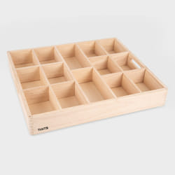 Tickit Wooden Sorting Tray - 14 Way