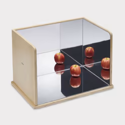 Tickit Wooden Exploratory Mirror, Wood, Wood