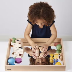 Tickit Wooden Mirror Tray