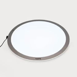 Tickit Round Light Panel 60cm, Silver, White