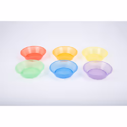 Tickit Translucent Colour Sorting Bowls, 1.5 yr(s), Blue, Green, Orange, Purple, Red, Yellow