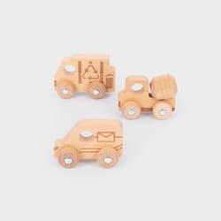 Tickit Natural Wooden Community Vehicles